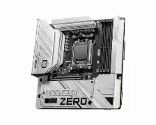 Tarjeta Madre Msi B650m Project Zero, Amd Socket Am5, 4 Ddr5 7600 Mhz, 128gb, Micro Atx, Se Requiere Gabinete Especial, Btf